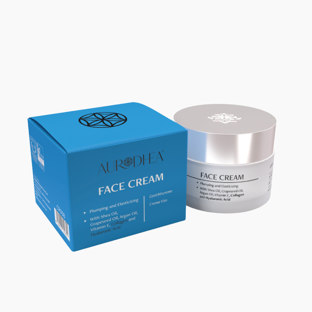 Crème Visage Collagène & Acide Hyaluronique – Aurodhea
