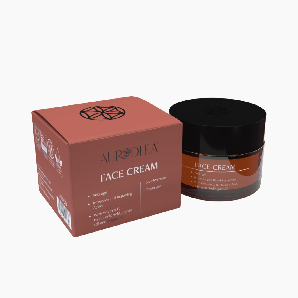 Crème Visage Anti-Âge à l’Huile d’Argan – Aurodhea
