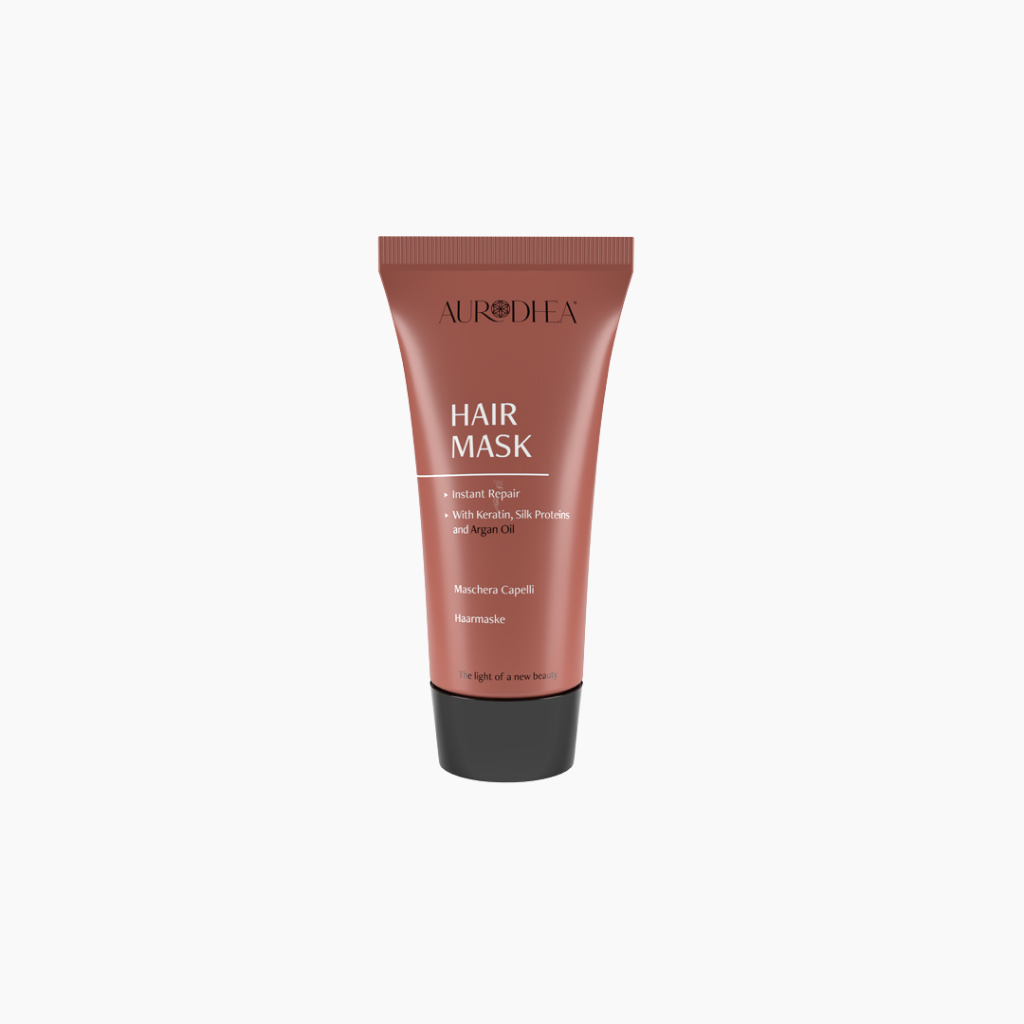 Masque Capillaire Réparateur – Argan, Kératine & Soie – Aurodhea